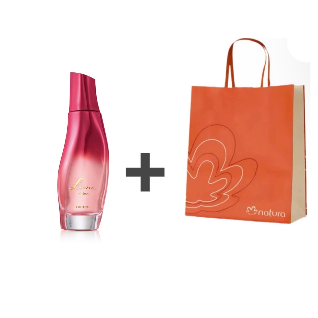 Presente feminino - Luna Divina 75ml + sacola - perfume de mulher Natura - presente bom e barato