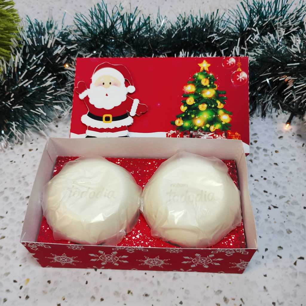 KIT 1 A 4 CAIXA PARA 2 SABONETES NATURA TODO DIA LEMBRANÇA NATAL- PRESENTE NATAL- CAIXA PRESENTE