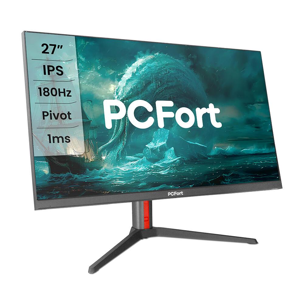 Monitor Gamer PCFort W270I180 27" IPS QHD 2K 1ms 180Hz 100% sRGB Display Port 2xHDMI Freesync/Gsync em Oferta na Shopee
