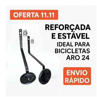 Roda Rodinha Lateral Bicicleta Aro 24 Reforçada Infantil Par Bike Media Sem Marcha em Oferta na Shopee