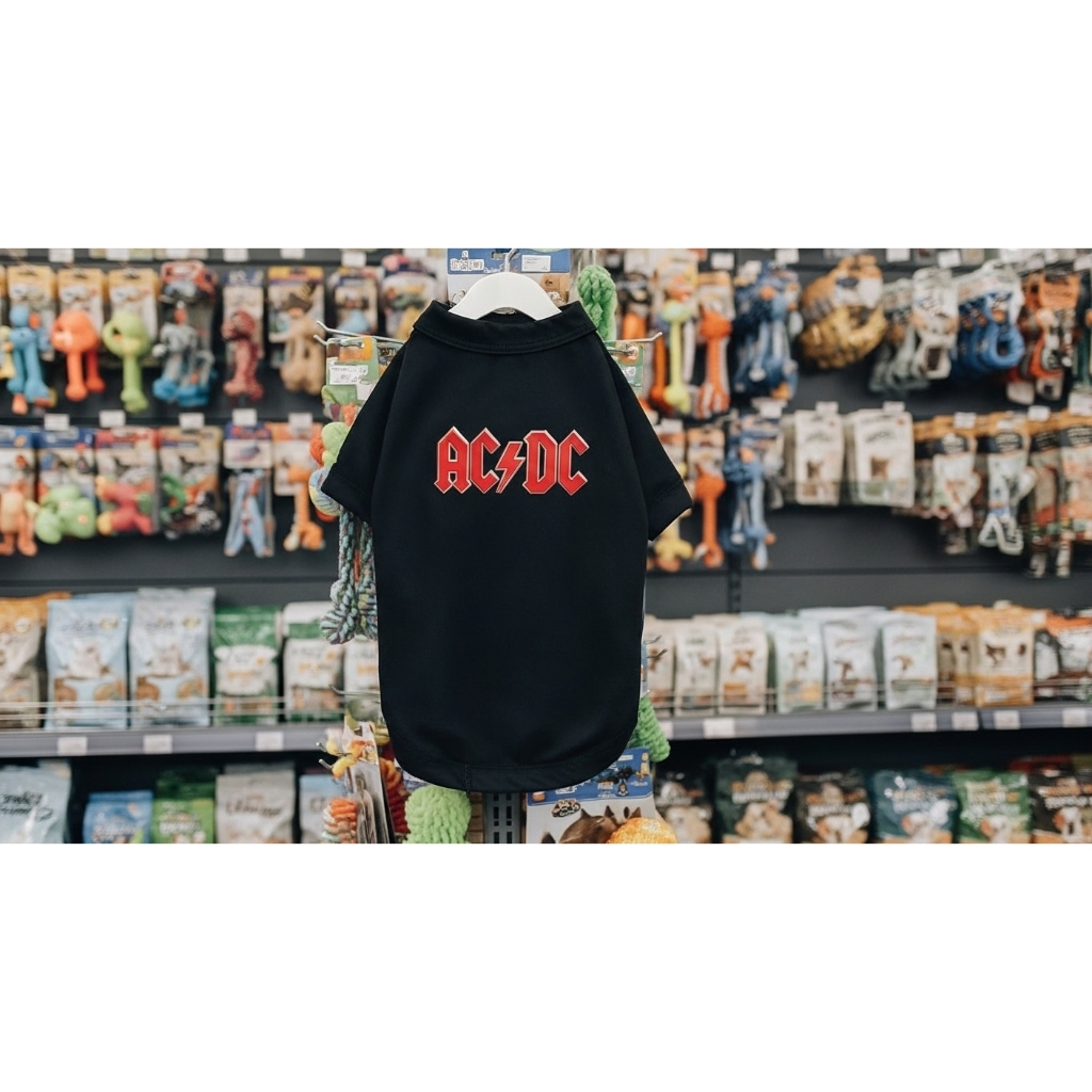 Roupa Pet AC/DC