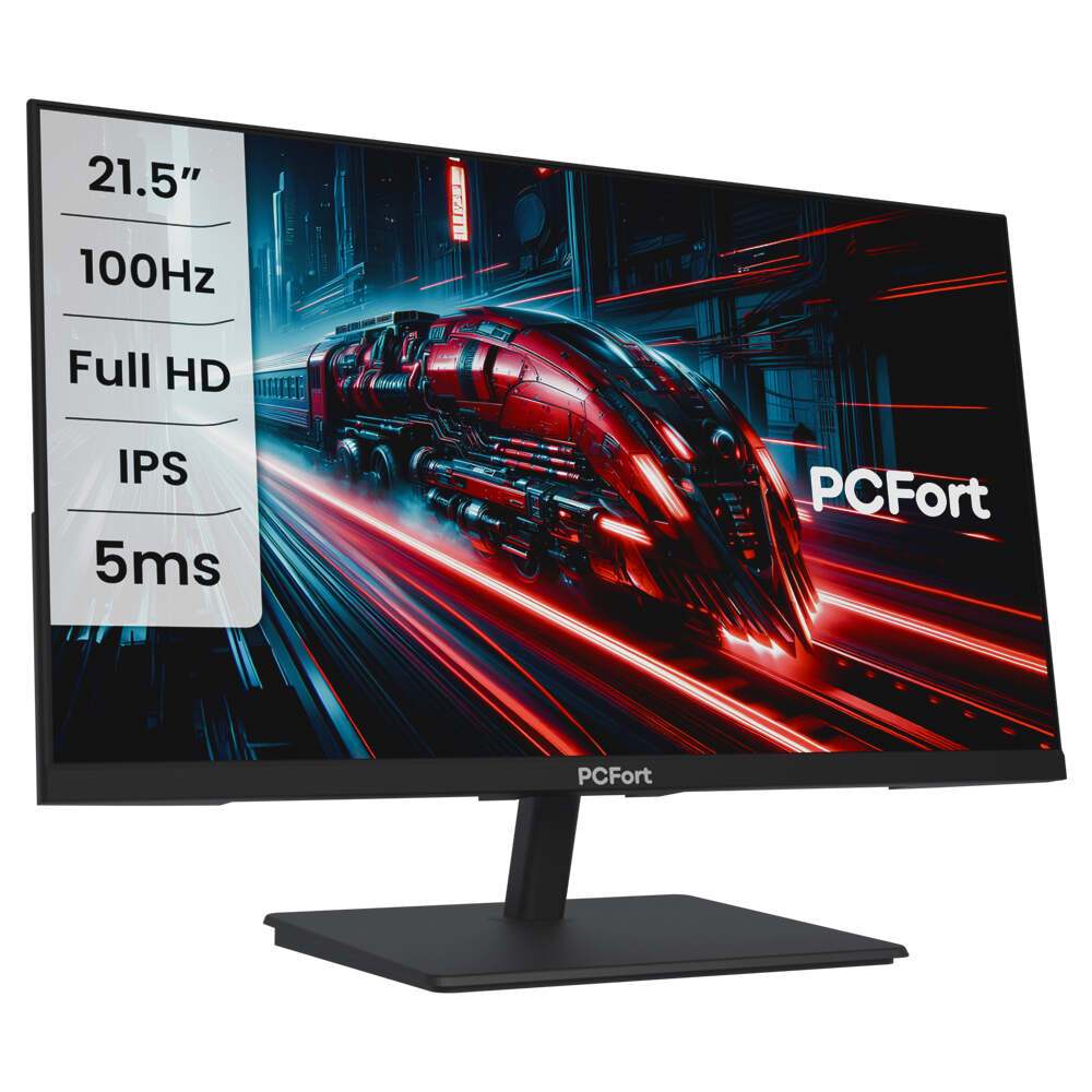 Monitor Gamer PCFort T217 21.5'' IPS 100hz Full HD  - VGA - HDMI - VESA em Oferta na Shopee