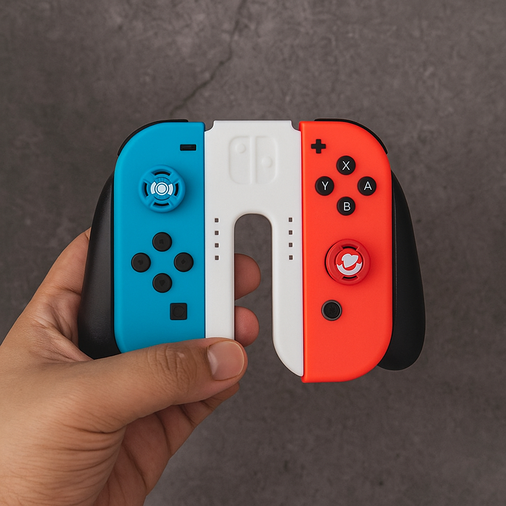 Suporte Controle Nintendo Switch Joy-Con - Grip Em V