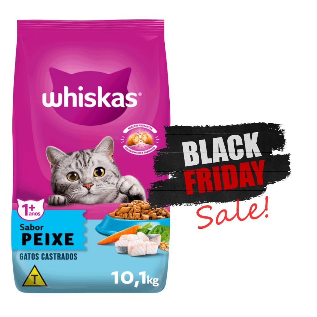 Ração Whiskas Gatos Castrados 10kg: Onde Comprar | BuscaProdutos