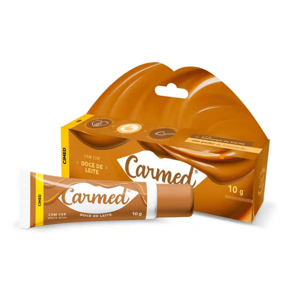 Hidratante Labial Carmed Ana Castela Sabor Doce de Leite 10g