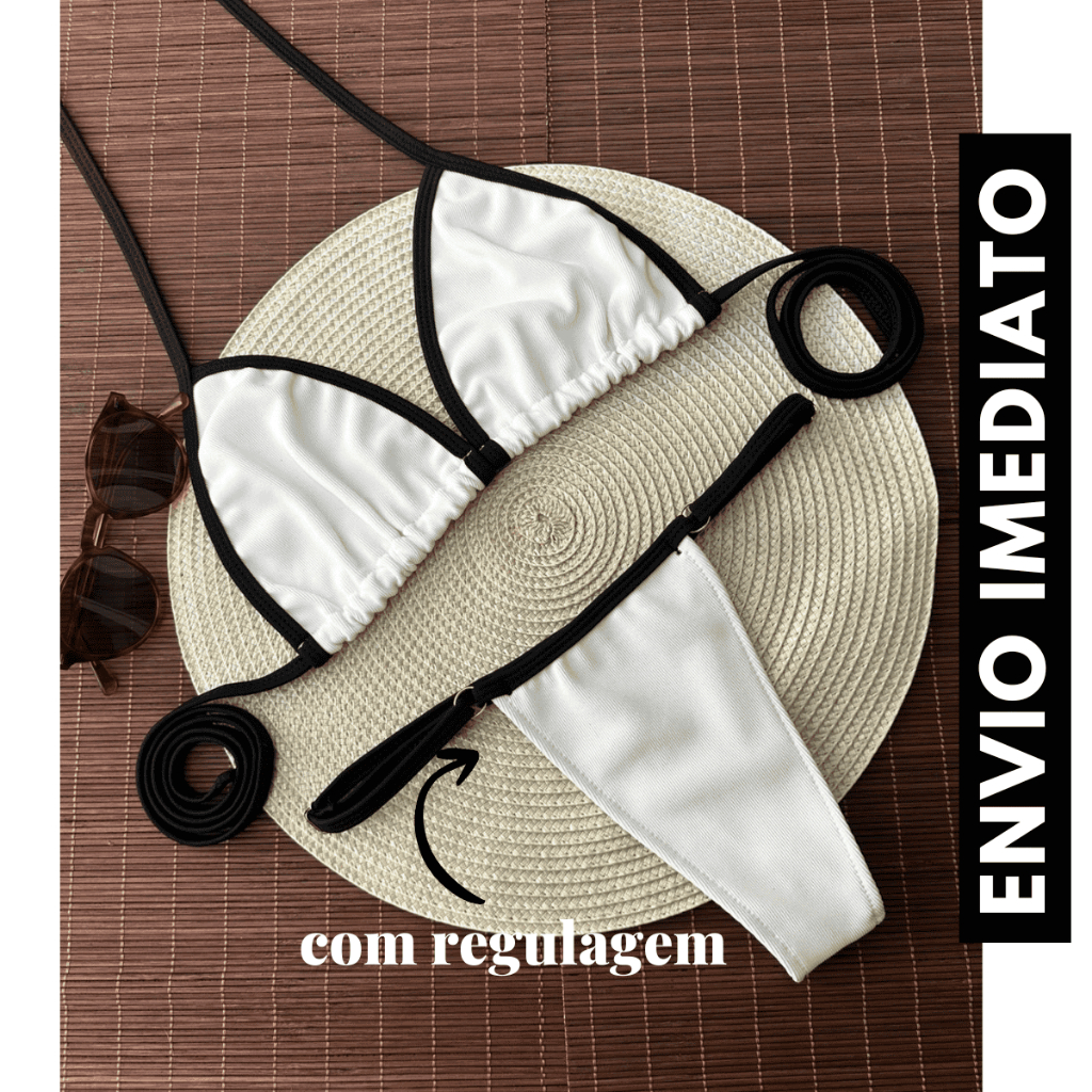 Biquini de fita feminino cortininha canelado para marquinha com regulagem Envio Rápido em Oferta na Shopee
