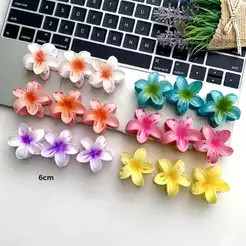 Kit Grande atacado 6cm Grampos/Piranhas de Cabelo Flor de Feriado de Praia – link para atacado