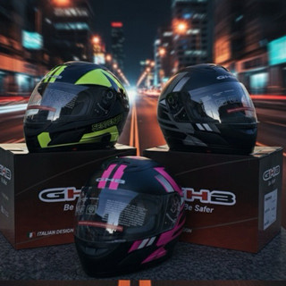 Capacete Motociclista Estilo LS2 Capacete com Narigueira Estilo Norisk Capacete com Entrada de Ar Viseira Cristal Design