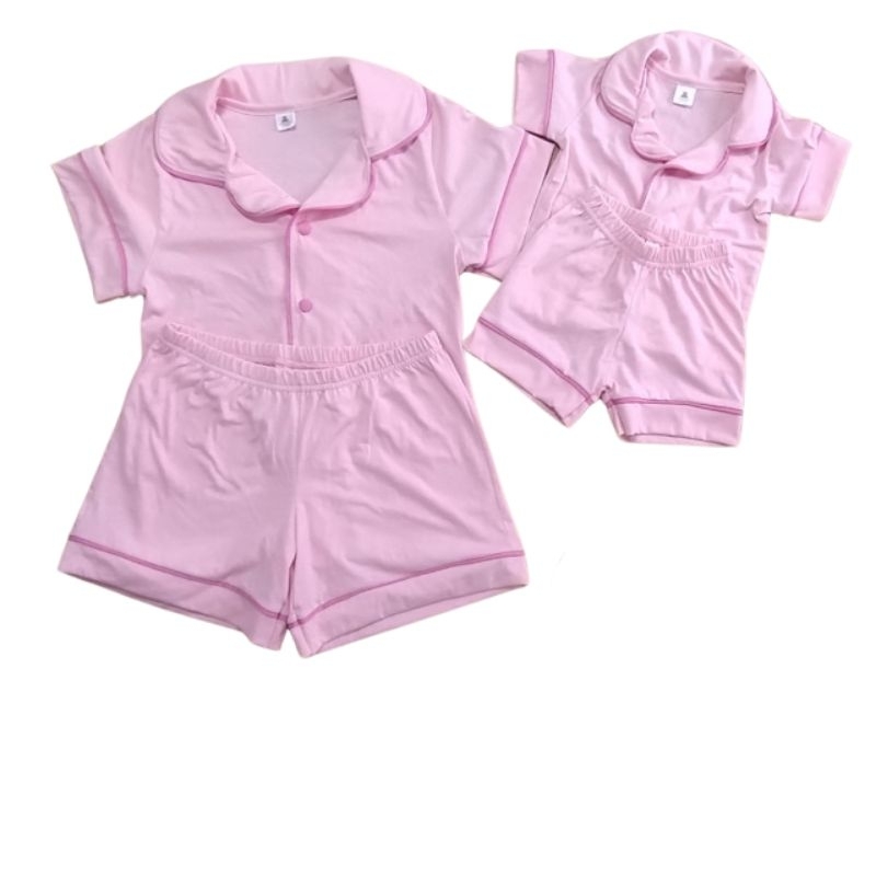 kit Pijama Americano Mãe e filha Curto Manga Curta e Shorts Verão 100% Algodão