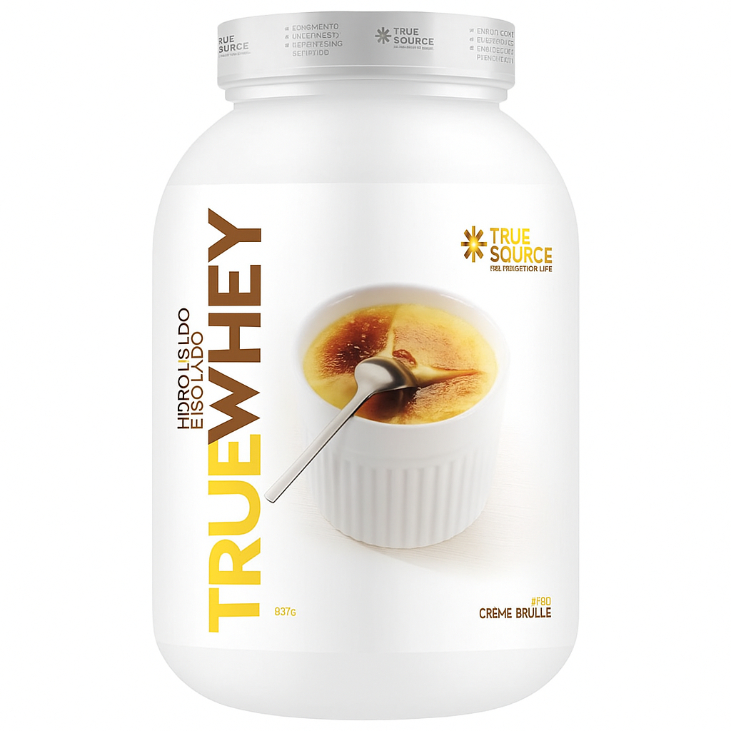 True Source True Whey / 837 G 1 Pote / Hidrolisado E Isolado Vanilla Creme Brulle / Loja da Nutrição Vila Mariana