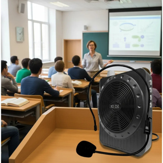 Megafone Portatil Amplificador Kit Professor Com Radio Fm, Microfone E Usb E Sd Recarregavel KD150 em Oferta na Shopee