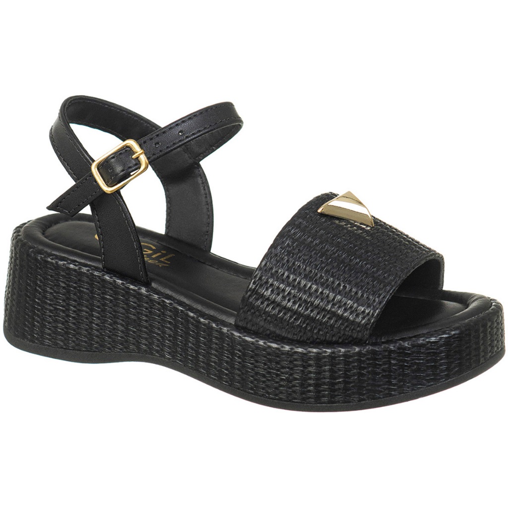 Sandália Anabela Infantil GiGiL Teen Menina Flatform Plataforma Tresse ABS Moda Confortável em Oferta na Shopee