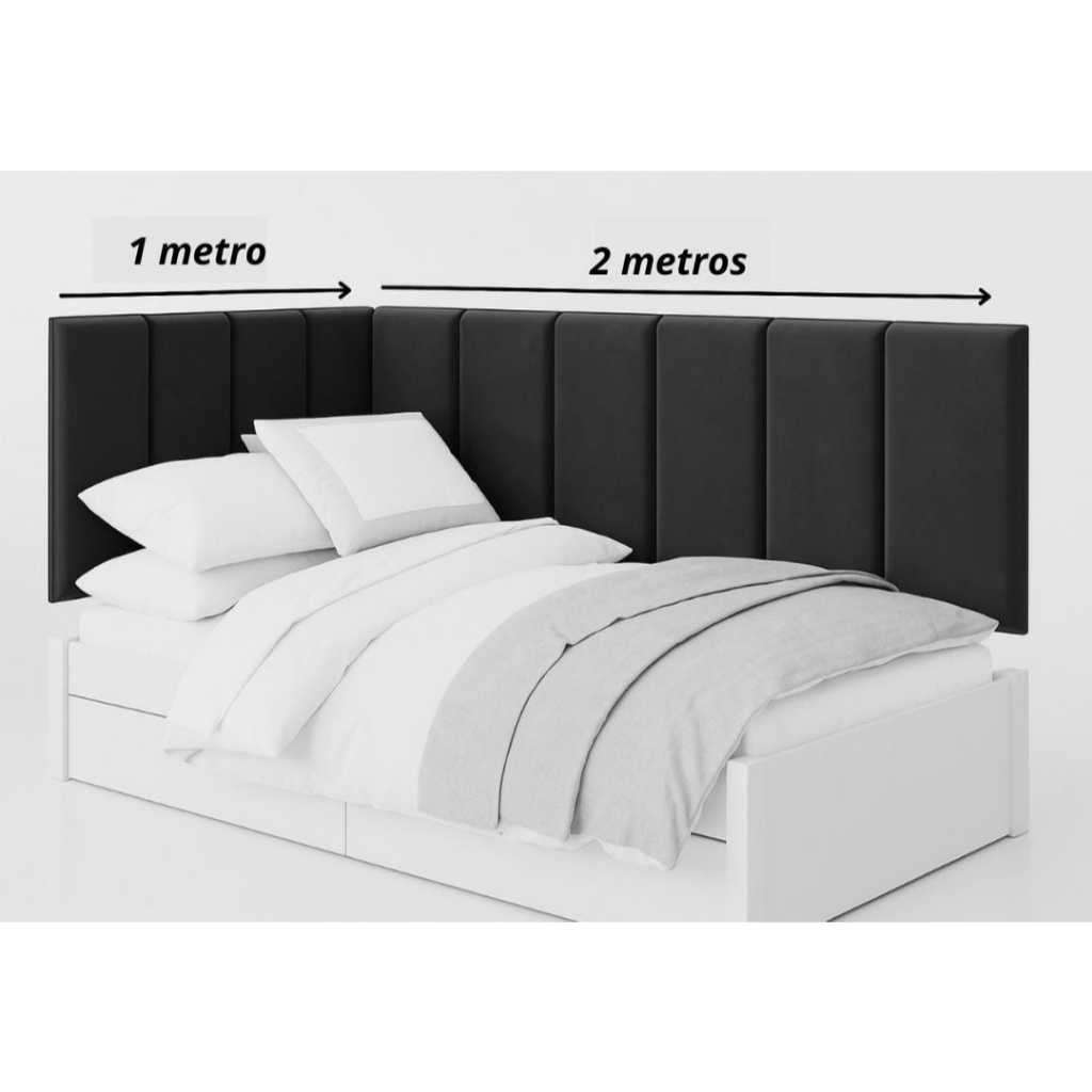 Kit 15 Cabeceira Para Cama De Solteiro Em L 45X20cm Envio Imediato em Oferta na Shopee