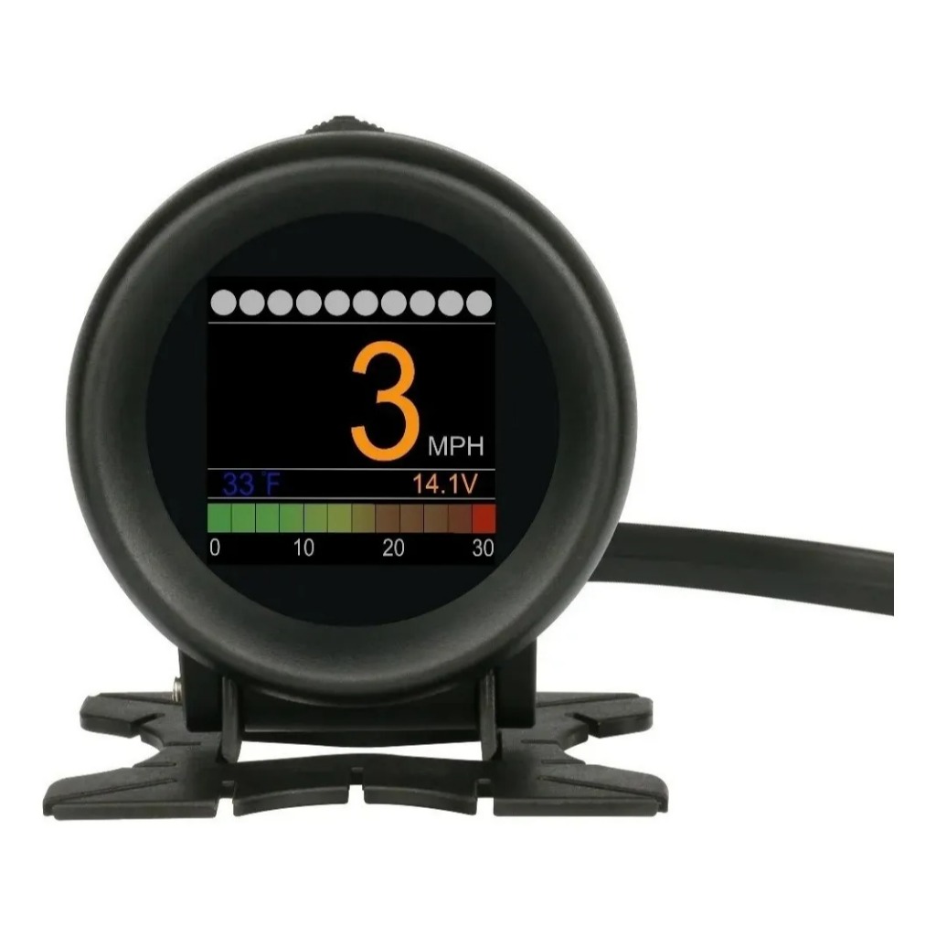 Velocímetro Hud Display Universal Smart A205 Medidor Temp.