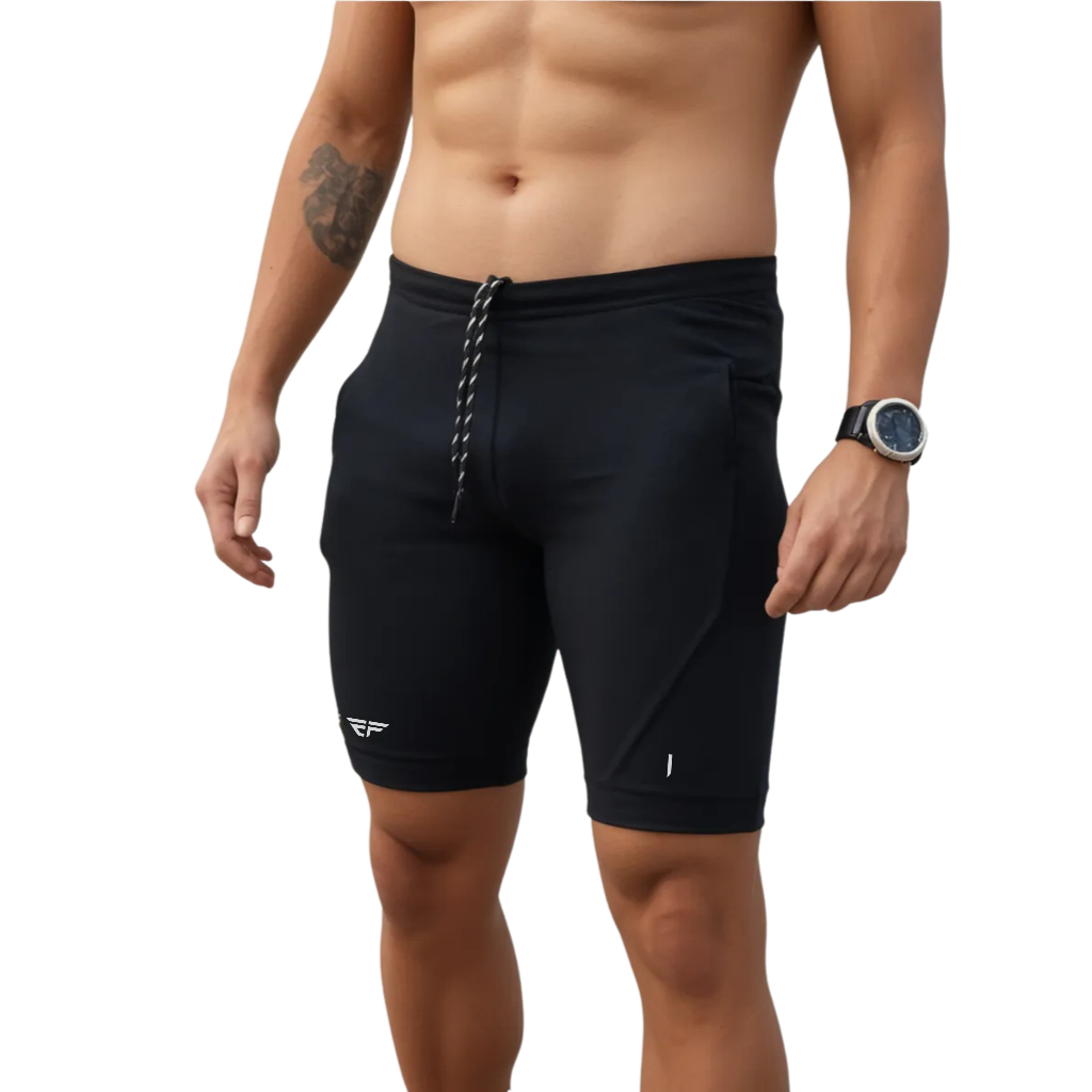 Bermuda De Compressão Masculina Com Bolso Corrida Academia em Oferta na Shopee