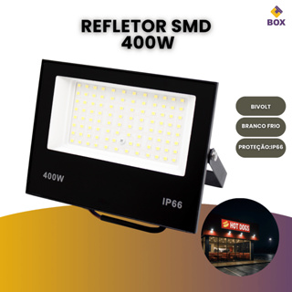 Refletor Holofote Led 400w Ip66 Prova D'água Bivolt Forte Luz Branco Frio em Oferta na Shopee