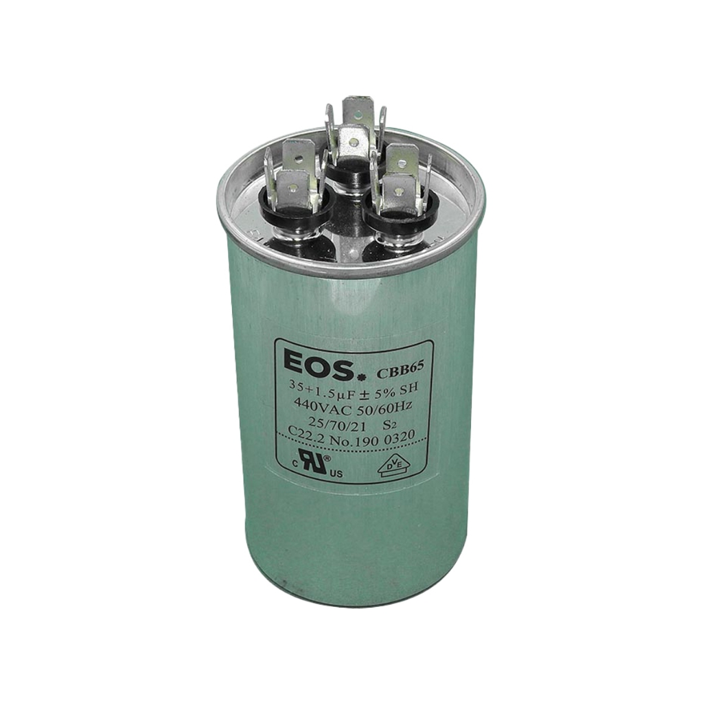Capacitor Duplo 35uf + 1,5uf 380v Metal - D124651