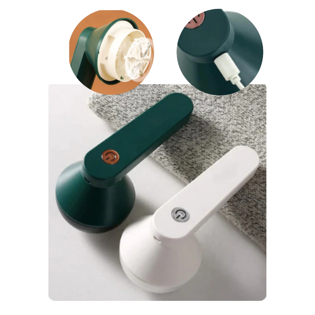 Papa Bolinhas e Removedor de Pelos – 6 Lâminas | Recarregável USB Bivolt | Portátil e Eficiente