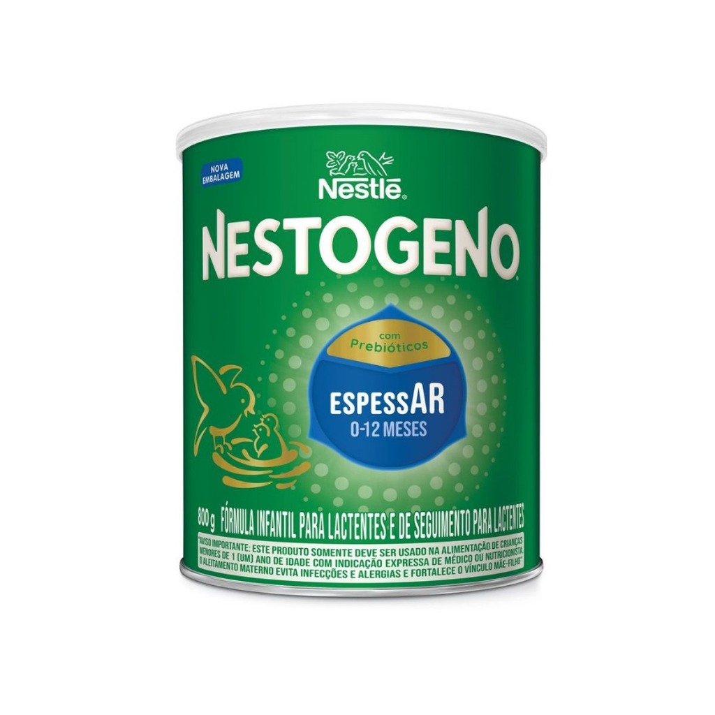 Fórmula Infantil Nestogeno Espessar 0 a 12 Meses 800g em Oferta na Shopee