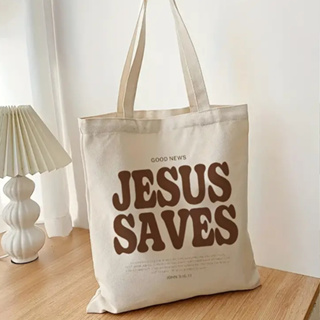 Bolsa Algodão Cru Estampada Frase Jesus – Ecobag Grande e Reutilizável para Igreja Dia Moda Feminina Sacola Algodão Cru em Oferta na Shopee