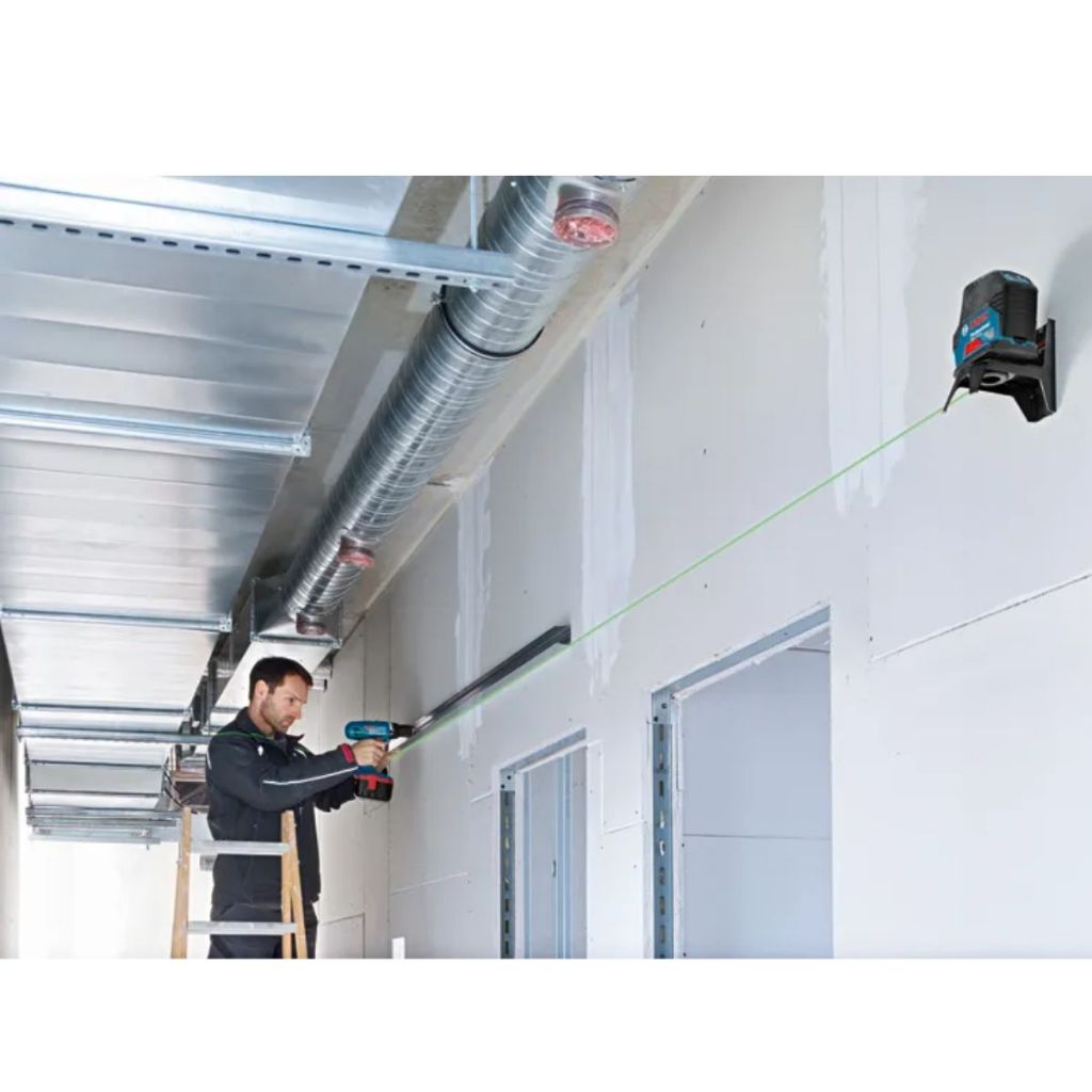 Nível Laser Verde GCL 2-15 G Bosch 15 Metros com Suporte e Maleta · foto 2
