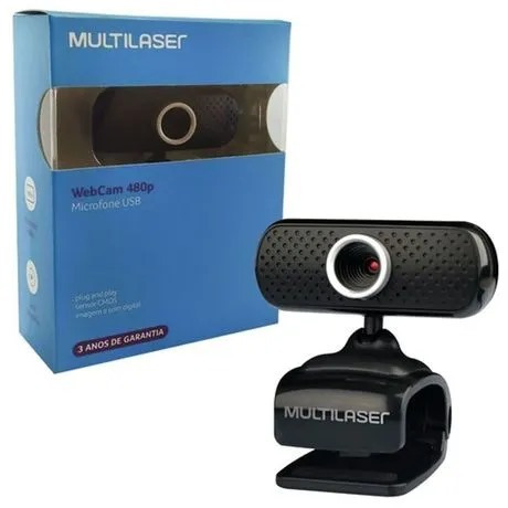 WEBCAM PLUG AND PLAY 480P HD USB MULTILASER - REF. WC051