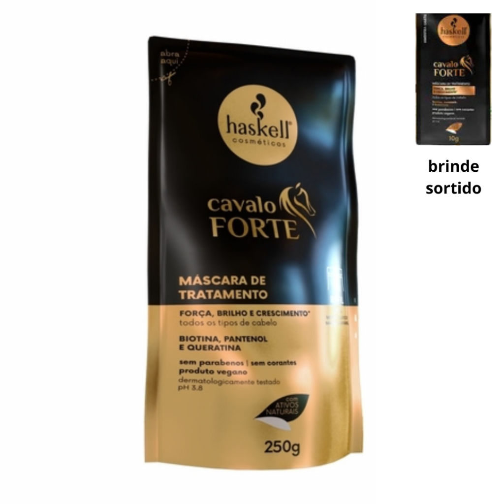 Refil Máscara de Tratamento Cavalo Forte Haskell 250g