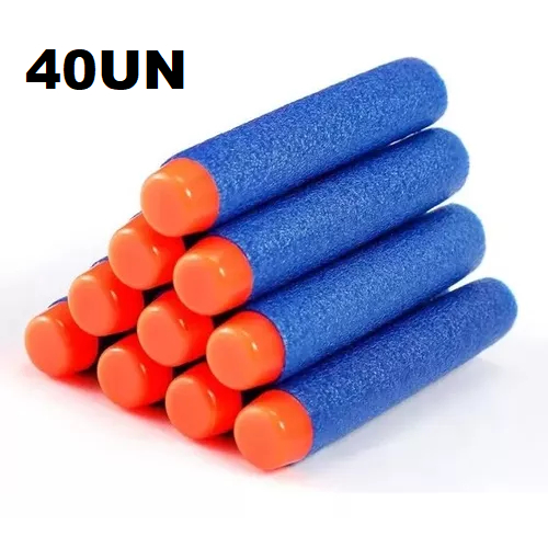 Refil Munição 40 Unidades Balas Nerf