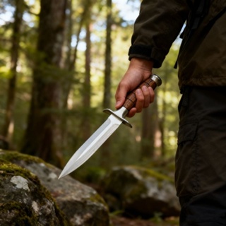 faca para Churrasco pesca Camping aço inox cabo em madeira cm-xz3 /cm-xz4 CORTE ABSOLUTO em Oferta na Shopee