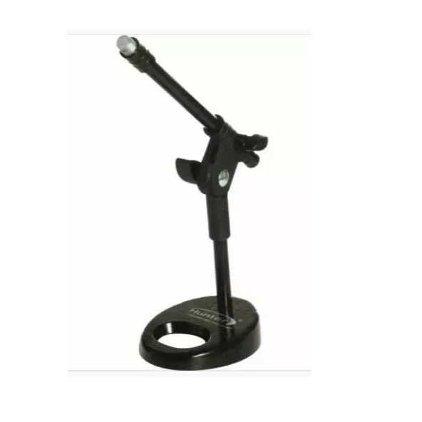 Pedestal De Microfone De Mesa - Base Ferro - Hunter Tph 56 Preto