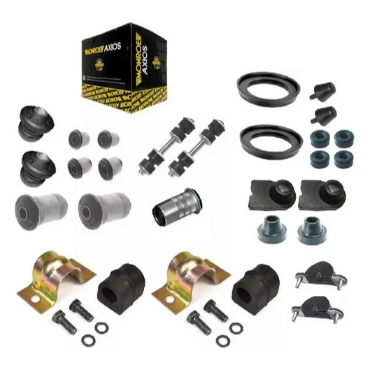 Kit Buchas Suspensao Dianteira Opala Caravan Com Axios 80/