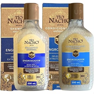 Kit Shampoo + Condicionador  Tio Nacho Engrossador 200 ml em Oferta na Shopee