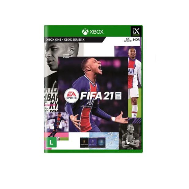 Jogo Fifa 21 Xbox One Midia Fisica Original Microsoft