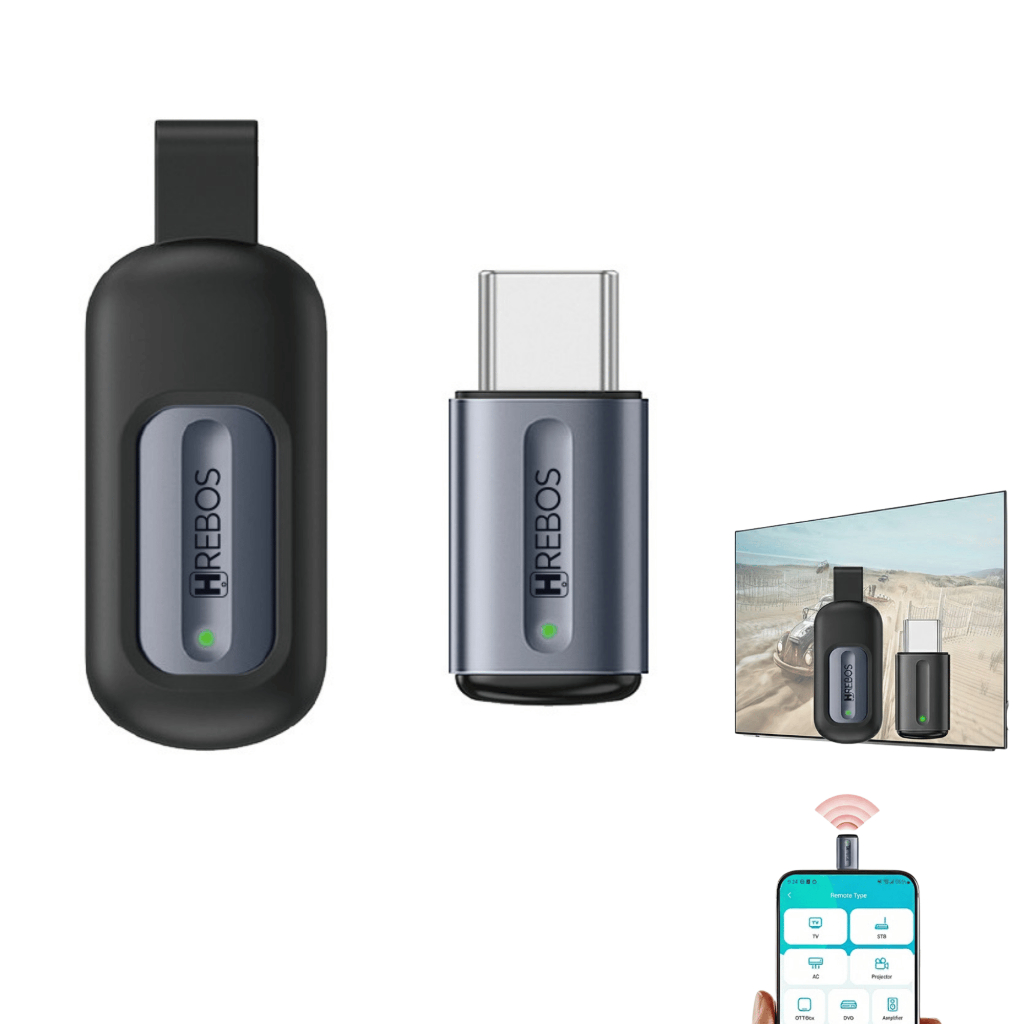Adaptador Controle Remoto Universal IR Infravermelho Tipo C Smartphone Celular Ar Condicionado