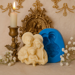 FORMA DE SABONETE SAGRADA FAMILIA P/M em Oferta na Shopee