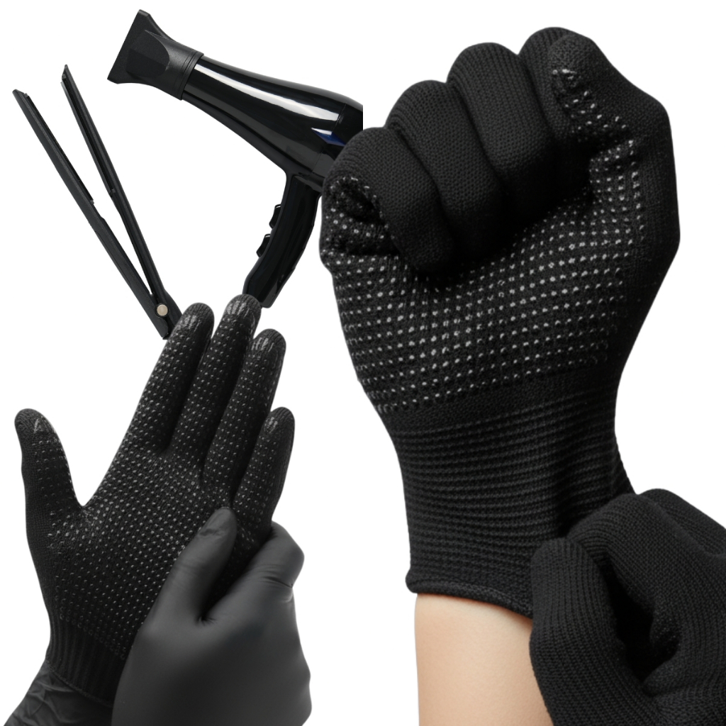 Luva P/ Salão Fonte Calor Chapa/secador/babyliss/Tesoura ponta Profissional