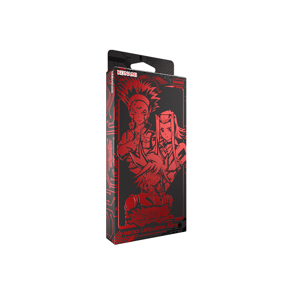 Yu-Gi-Oh! Decks Lendários 5D's - 3 Decks Completos + 3 Cartas Promo + 3 Cartas Token - Synchron, Black Rose e Blackwing