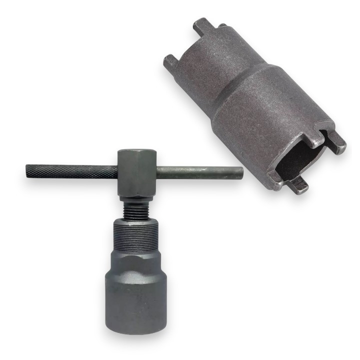 Kit Chave Castelo Ferramenta de Remoção de Porca + Extrator do Estator Saca Volante Do Magneto