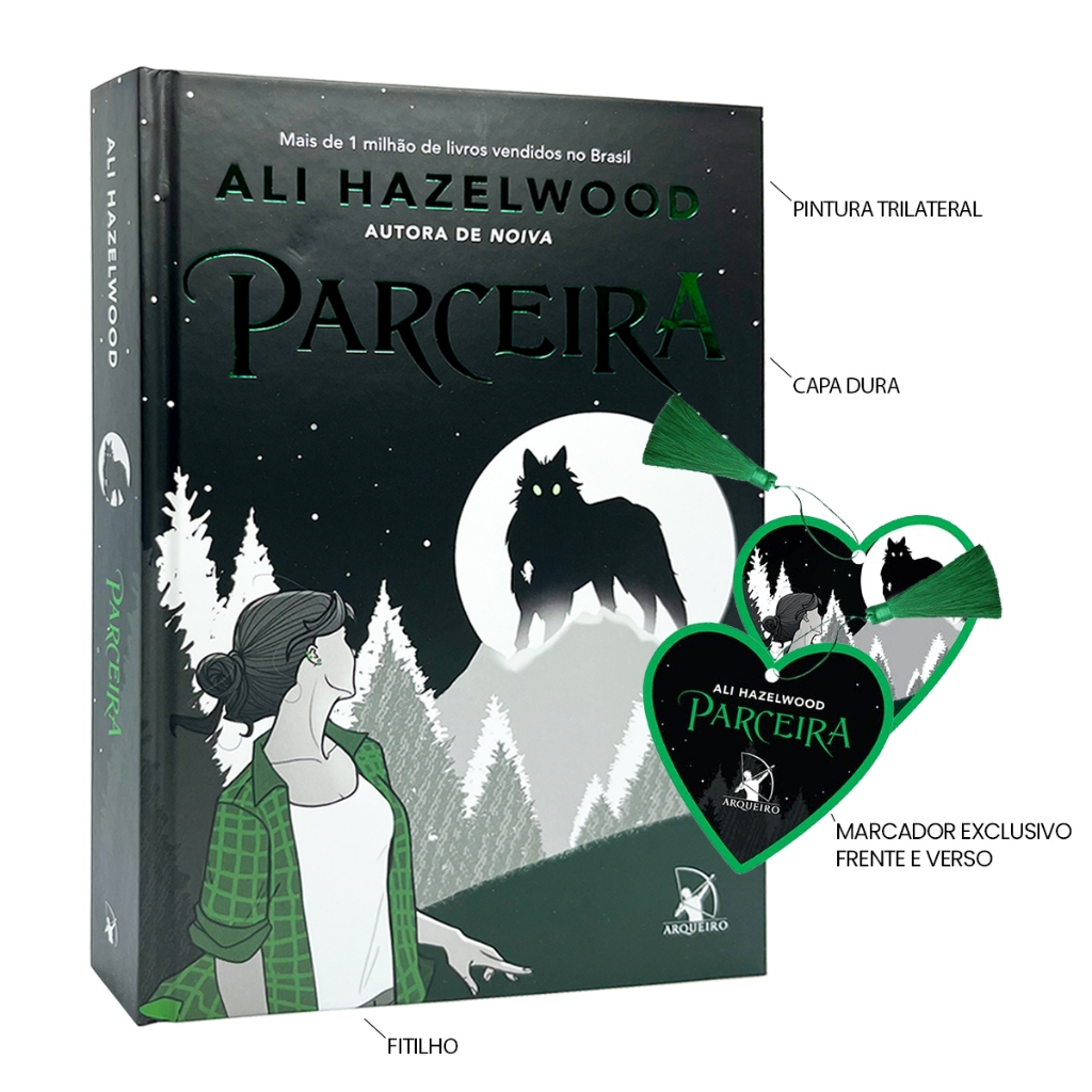 Parceira + Marcador Exclusivo - Edição Especial - Ali Hazelwood - Capa Dura - Livro Físico