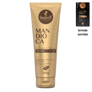Leave In Mandioca Haskell 240g Crescimento E Hidratação Proteção Térmica Vegano em Oferta na Shopee