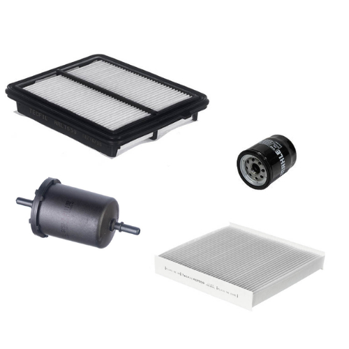 Kit Revisão De Filtros Nissan Kicks 1.6 16v Filtros De Ar Óleo Ar Condicionado e Combustível