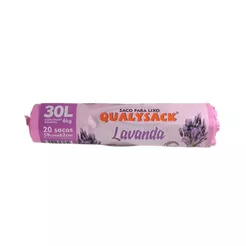 Saco de Lixo Aroma Lavanda 20 Unidades - 30 Litros