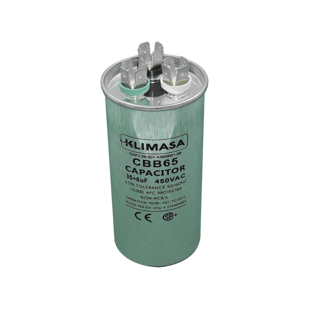 Capacitor Duplo 35uf + 6uf 440v/450v Metal - 11030029
