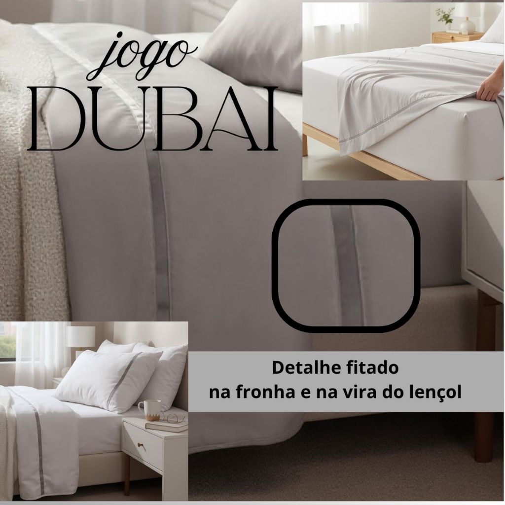 Jogo Lençol King 4 Peças Algodão 600 Fios Egípcios Escovado Com Detalhe Fitado Queen Casal Solteiro em Oferta na Shopee
