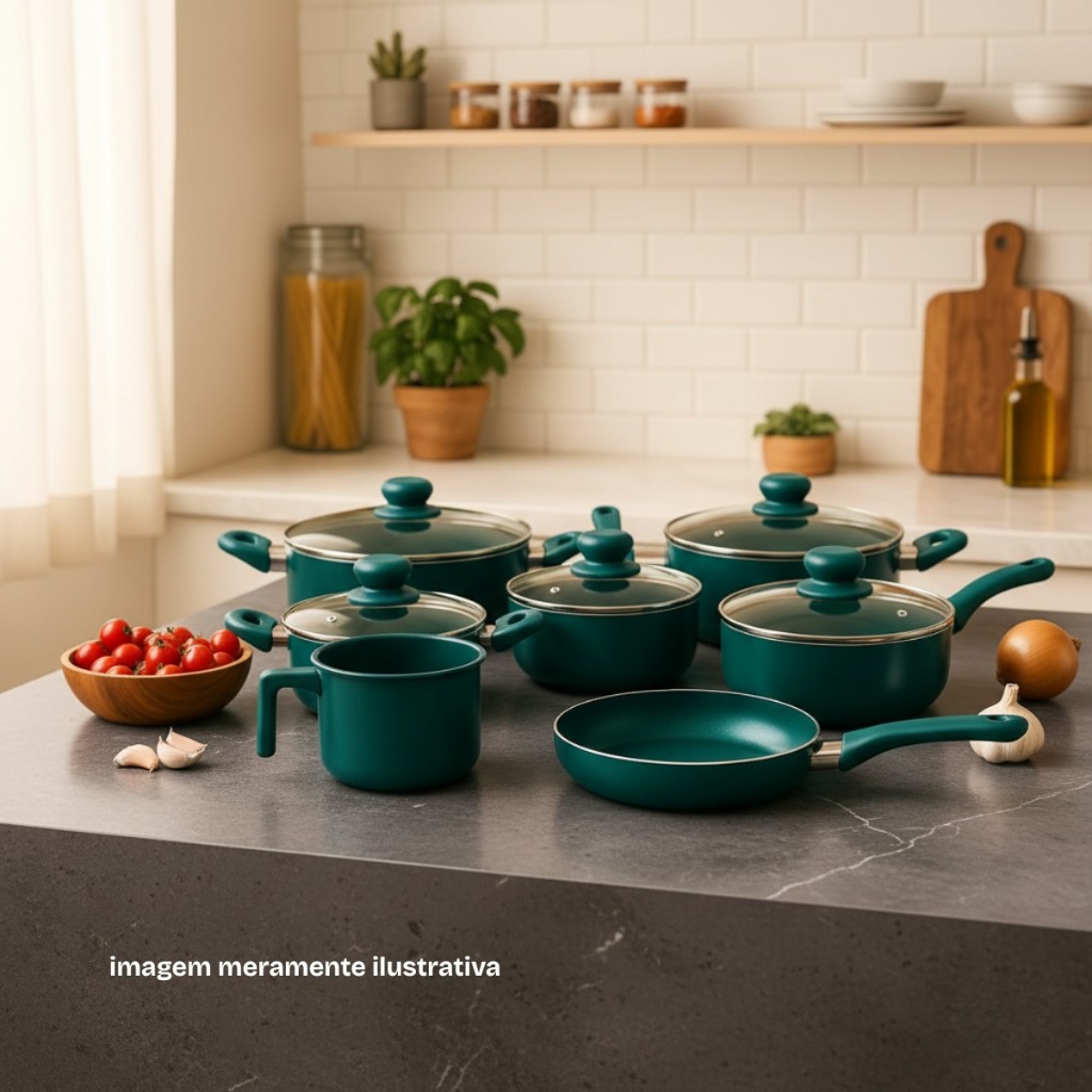 Conjunto de Panelas 7 Peças: Onde Comprar | BuscaProdutos
