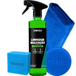 Limpador Multiação APC para Plásticos Vintex + Pano + Aplicador
