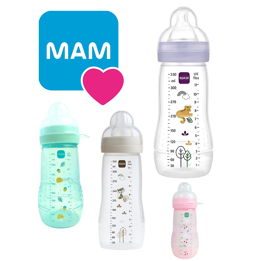 Mamadeira 330ml/270ml Easy Active MAM em Oferta na Shopee