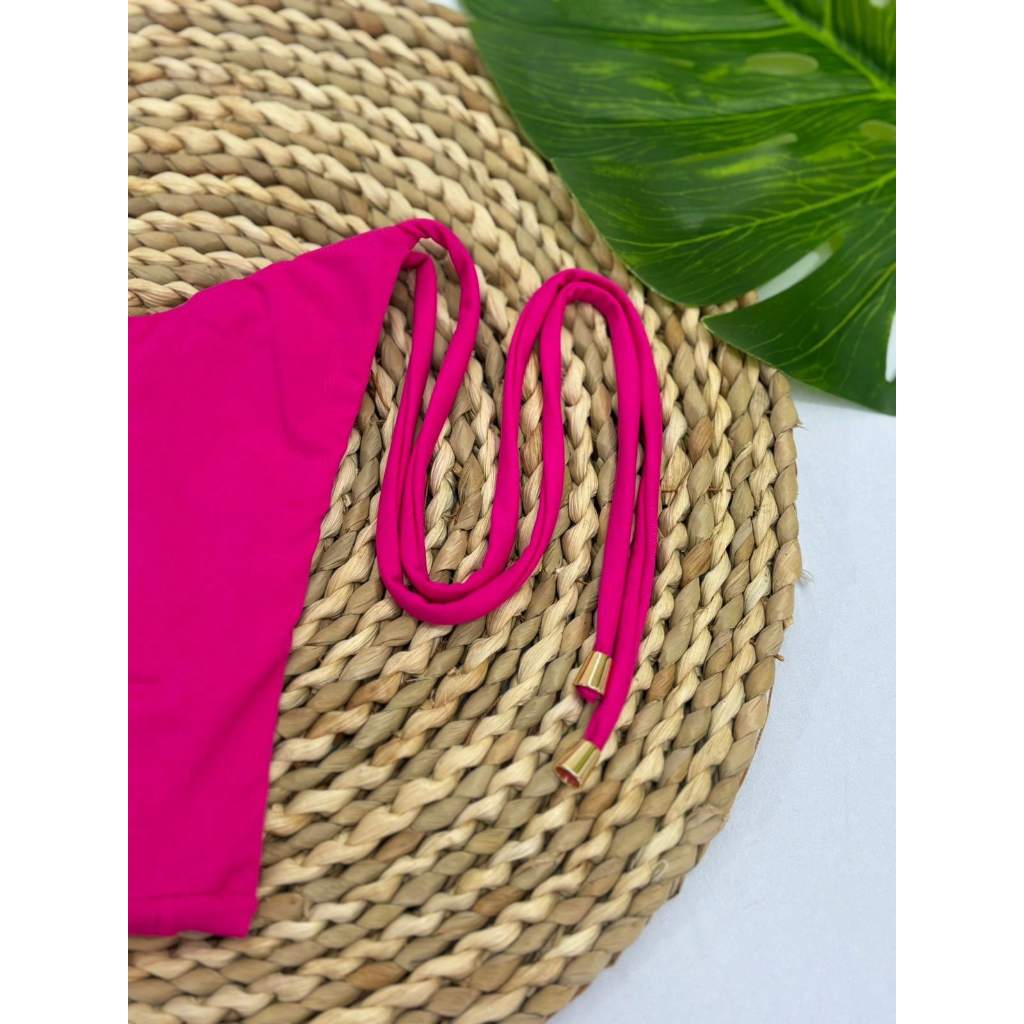 Calcinha de Amarrar Biquini Fio Duplo Poliamida Moda Praia Verão Férias Piscina