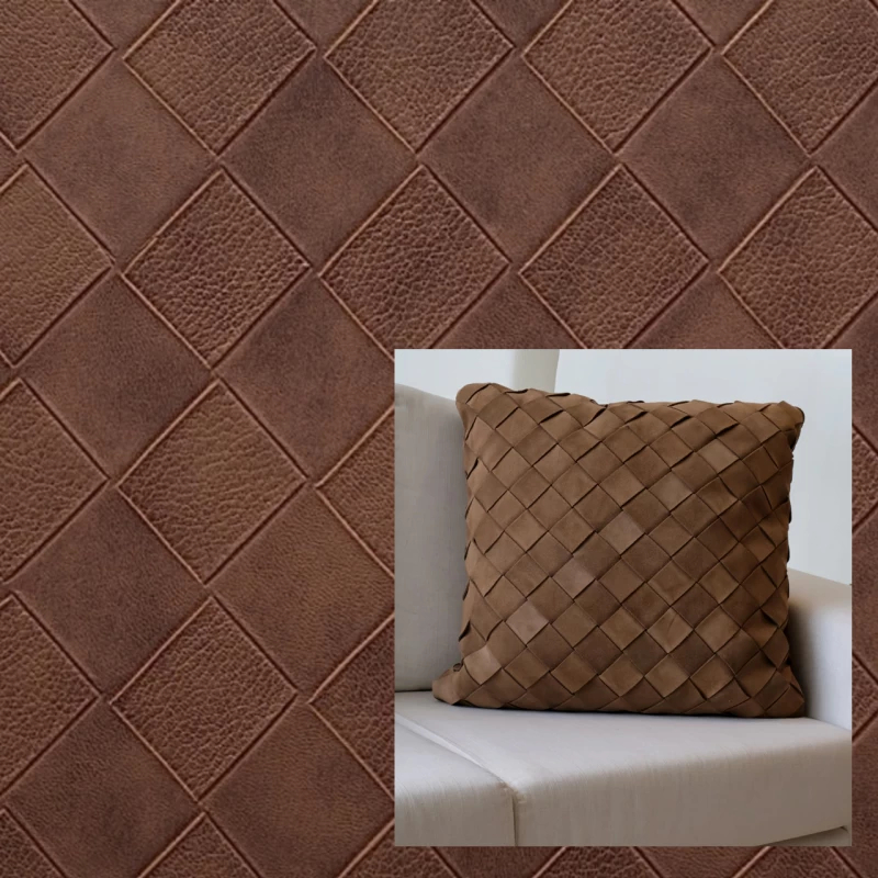 Courvin Corvin Couro Ecológico Facto Fit Tress  Whisk Cleveland Marrom Artezanato Estofagem