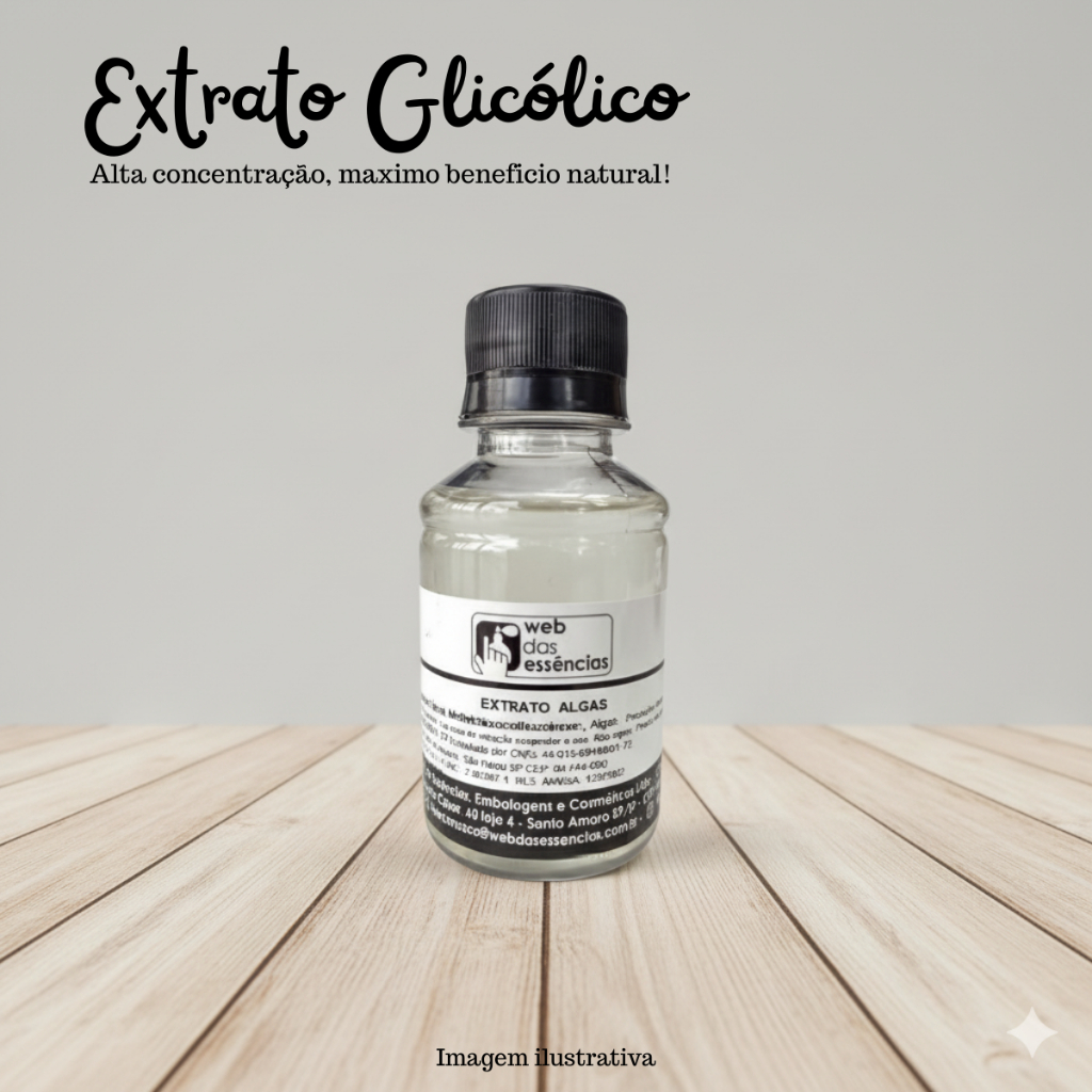 Extrato Glicólico Algas para uso em Cosméticos ( 100ml ) - em Oferta na Shopee